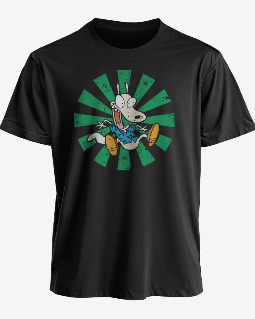 Polera premium Negro de Rocko 