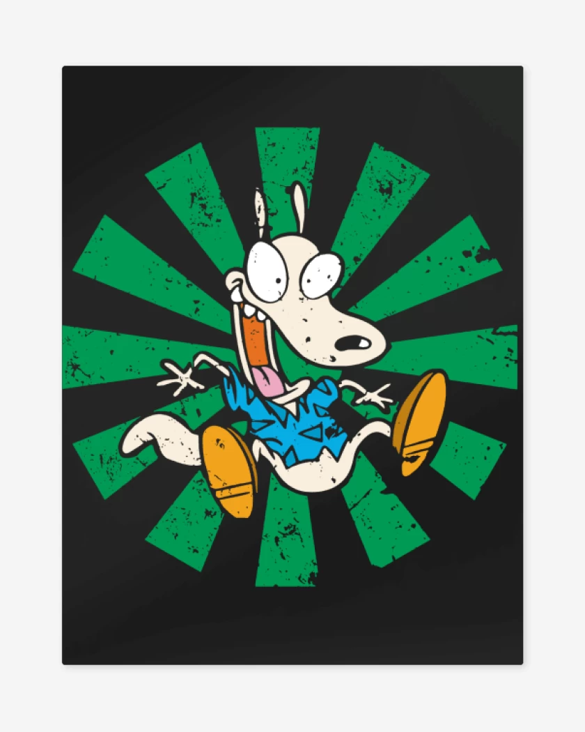 Print metalico Negro de Rocko 