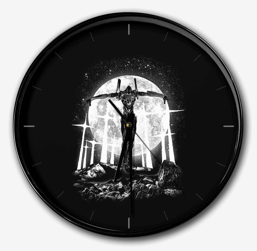 Reloj Negro de Evangelion moon