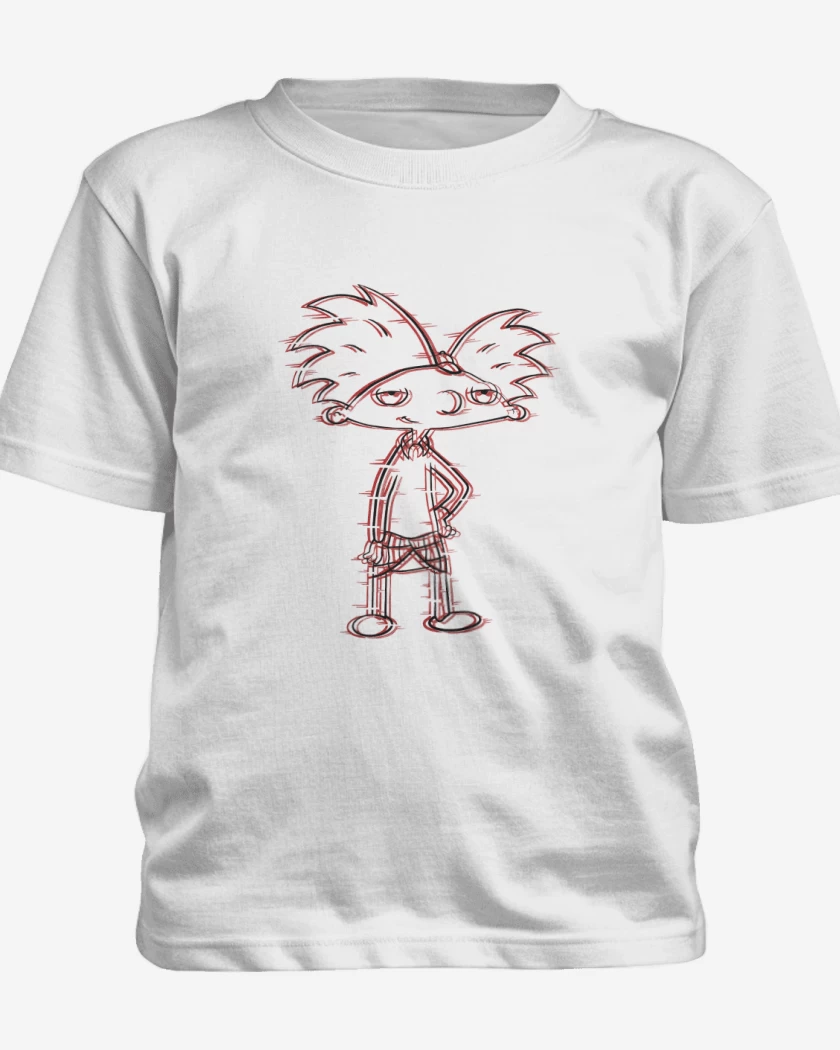 Polera de niño Blanco de Hey Arnold!