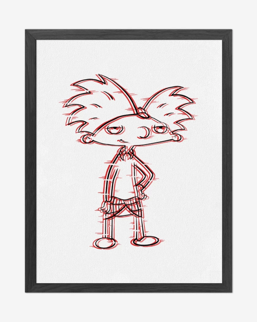 Cuadro decorativo Blanco de Hey Arnold!