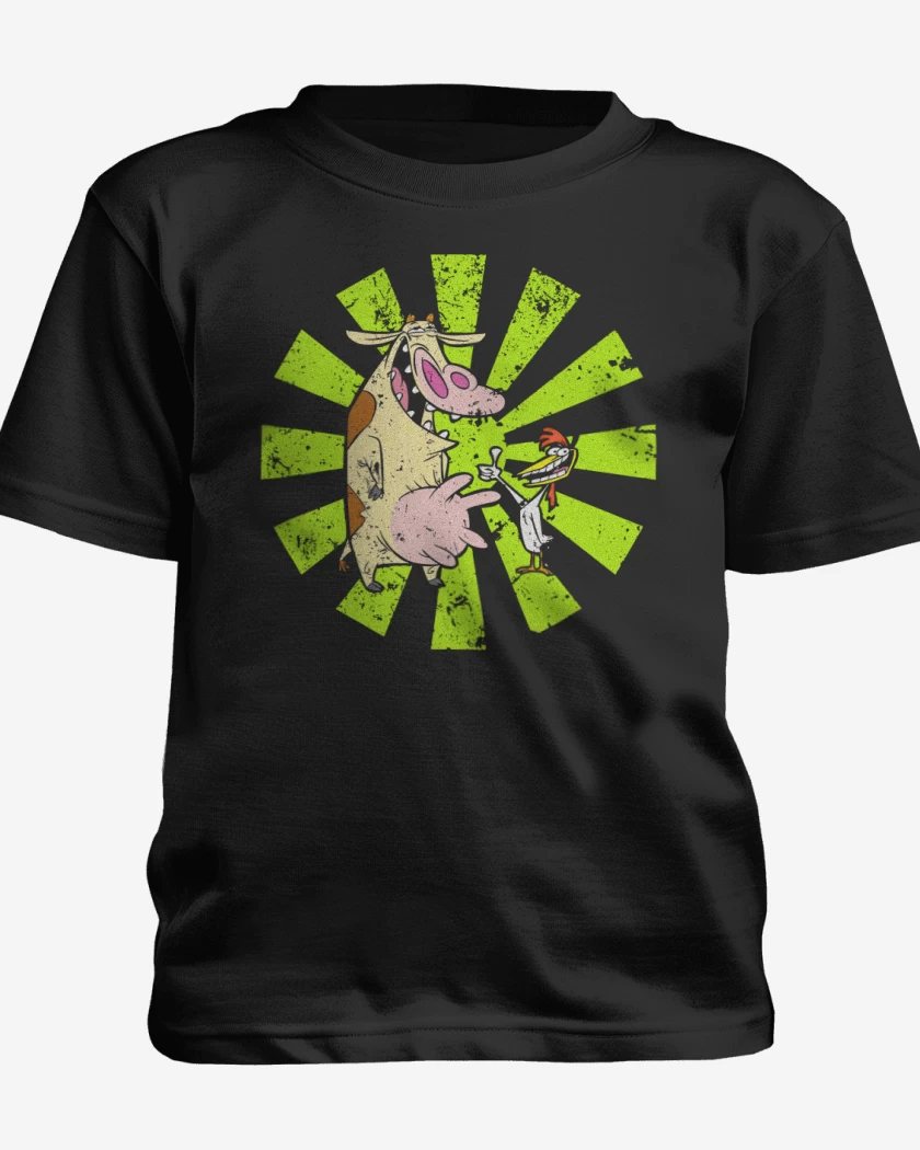 Polera de niño Negro de La Vaca y el pollito