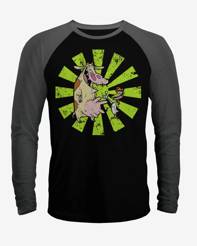 Polera Raglan La Vaca y el pollito