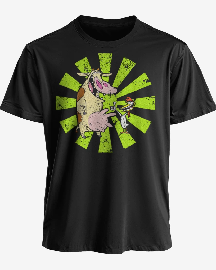 Polera premium Negro de La Vaca y el pollito