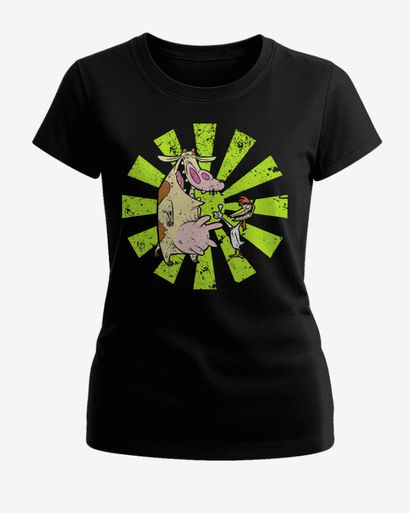 Polera de Mujer Negro de La Vaca y el pollito