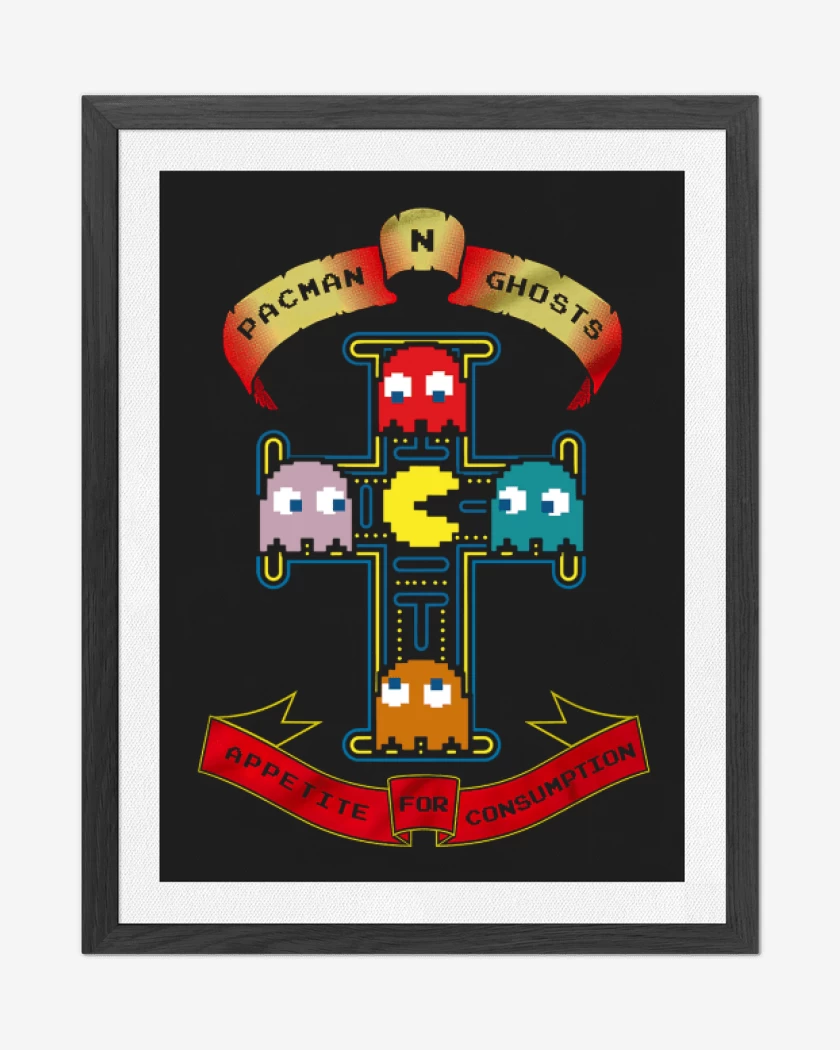 Cuadro decorativo Pacman And Ghosts