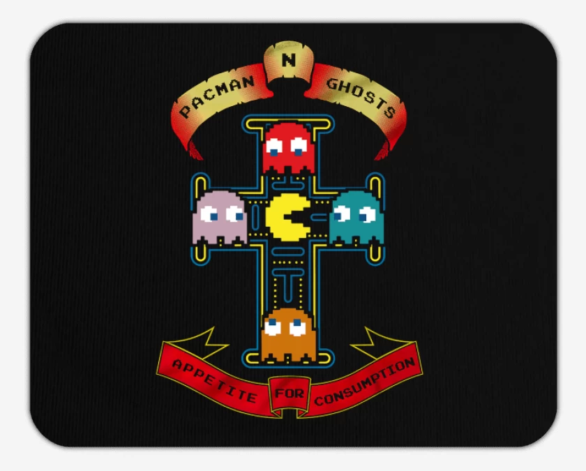 Mousepad Pacman And Ghosts