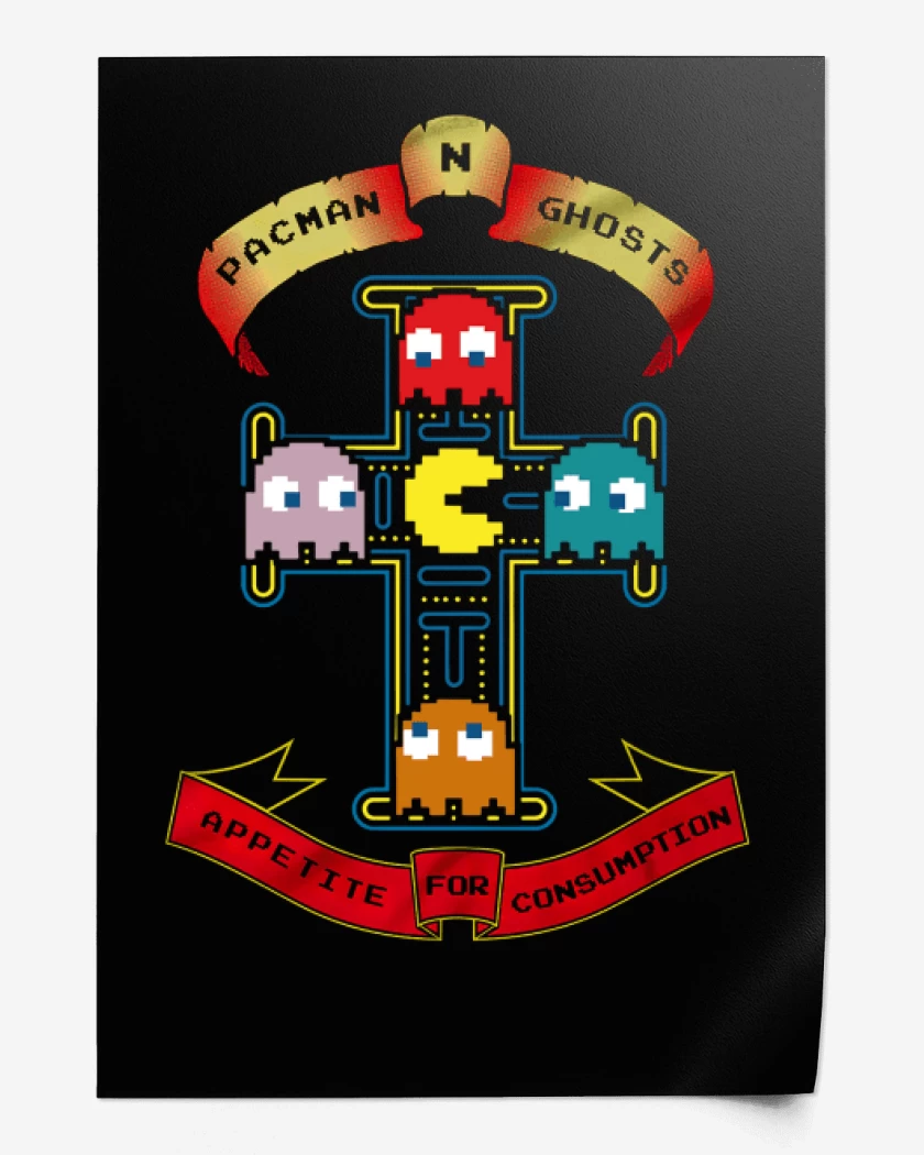 Print Pacman And Ghosts