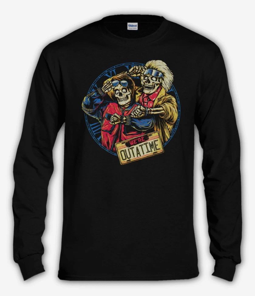 Polera manga larga Volver al futuro 