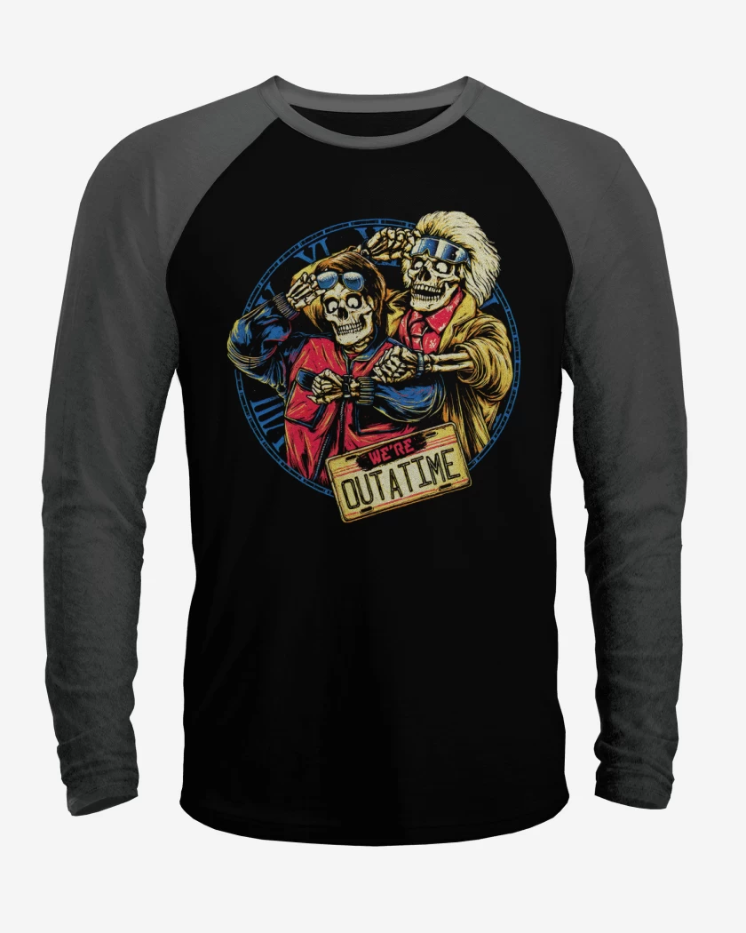 Polera Raglan Volver al futuro 
