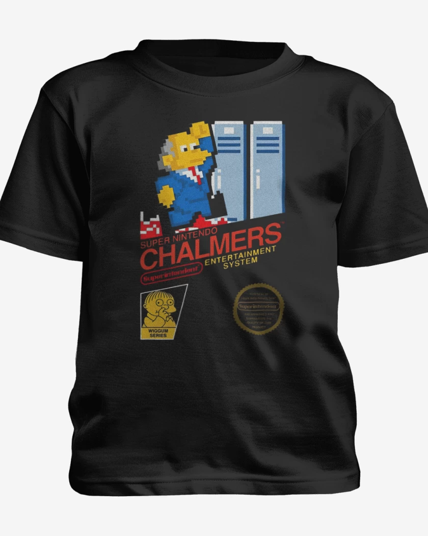 Polera de niño Negro de Super nintendo Chalmers