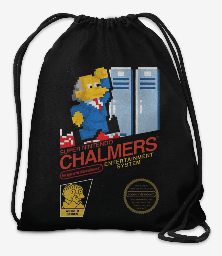 Mochila Negro de Super nintendo Chalmers