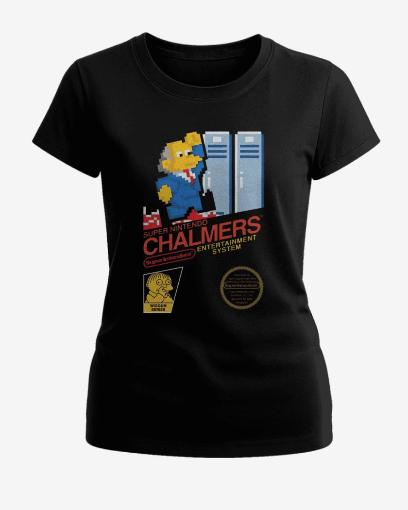 Polera de Mujer Negro de Super nintendo Chalmers