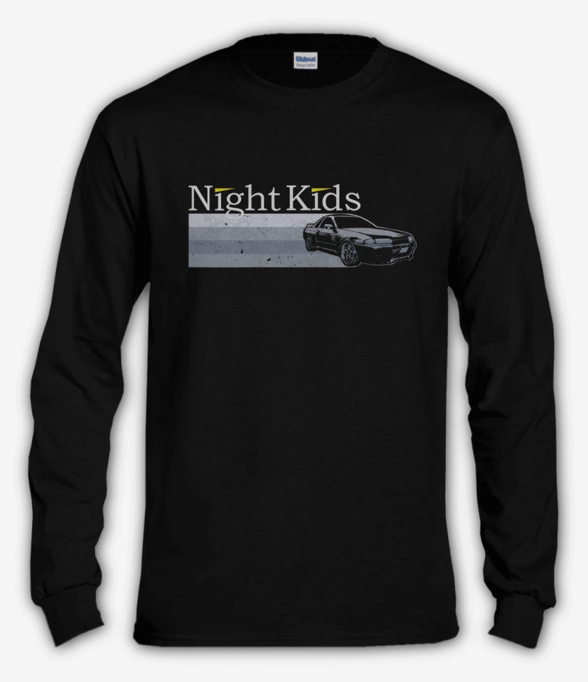 Polera manga larga Night kids