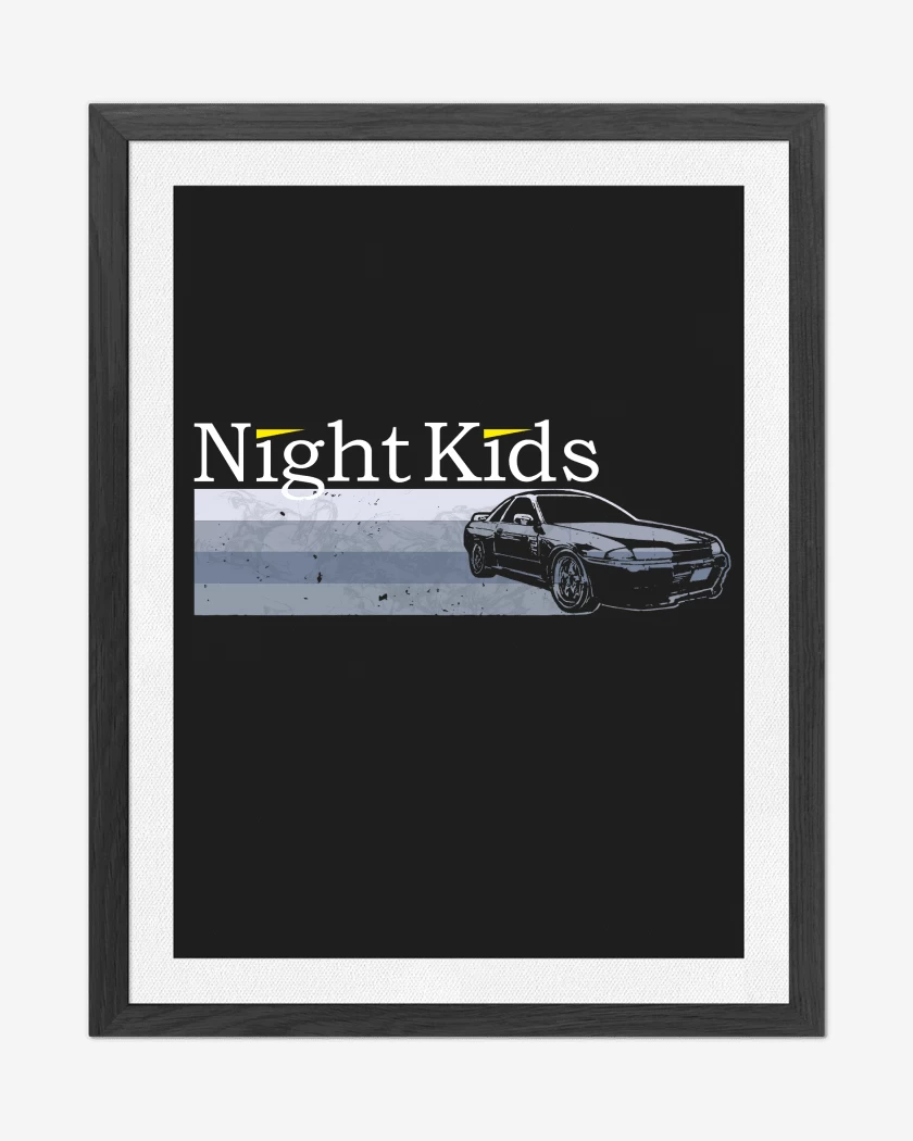 Cuadro decorativo Night kids