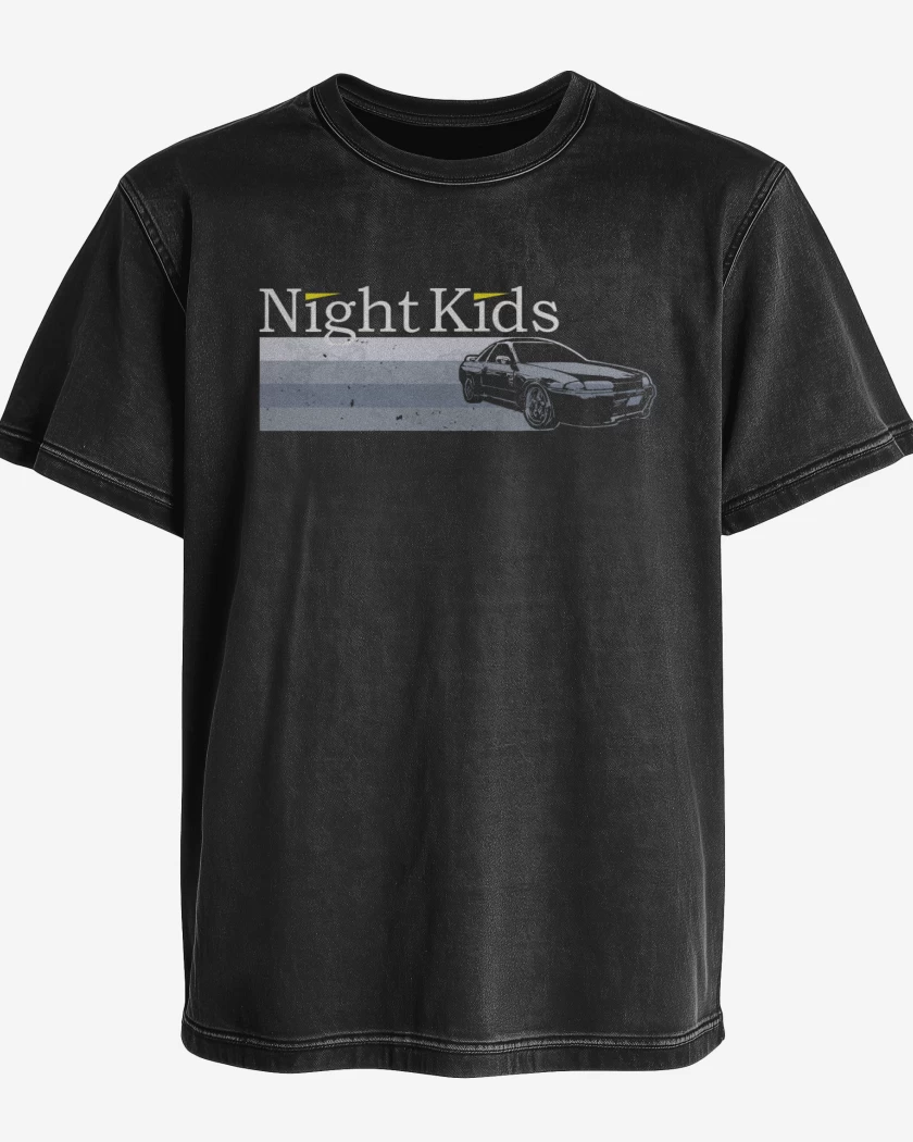 Polera desgastada Night kids