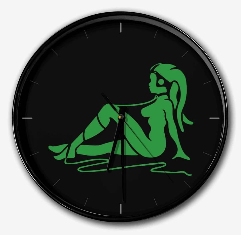Reloj Negro de Twilek mudflap