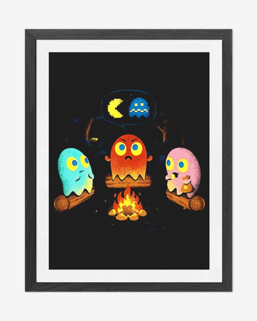 Cuadro decorativo Pacman del terror