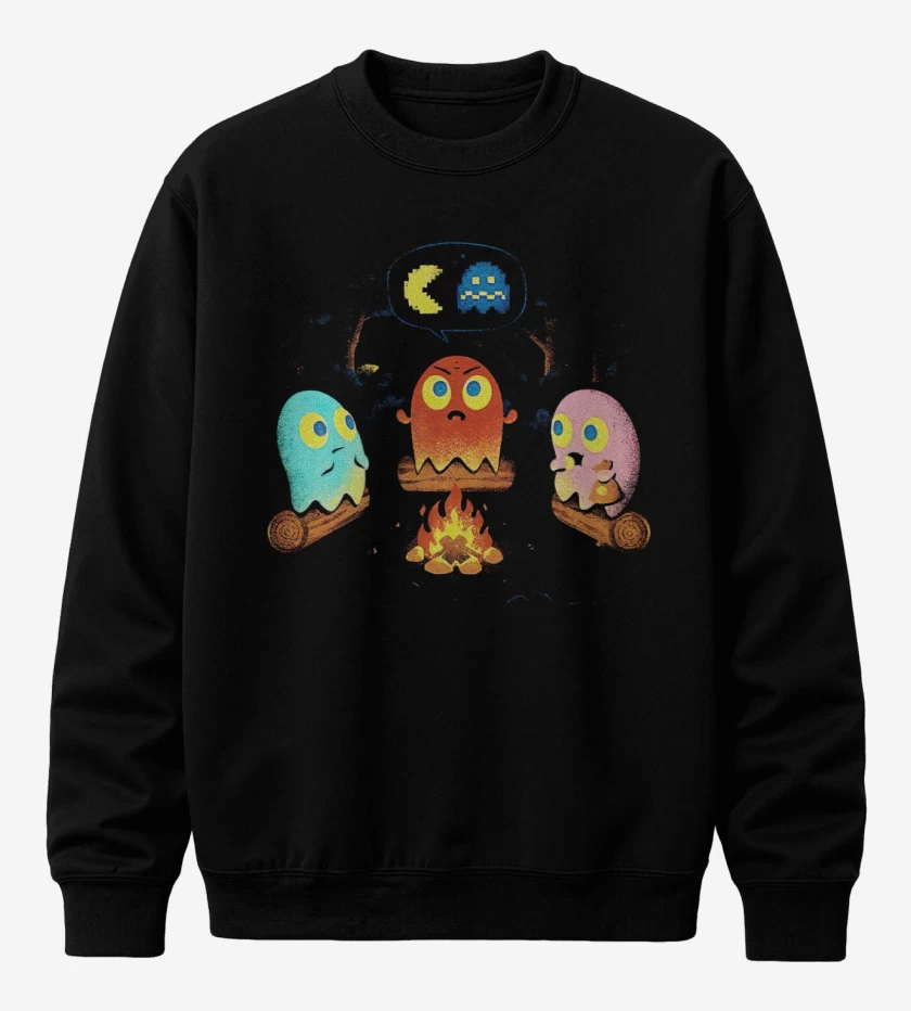 Poleron polo Pacman del terror