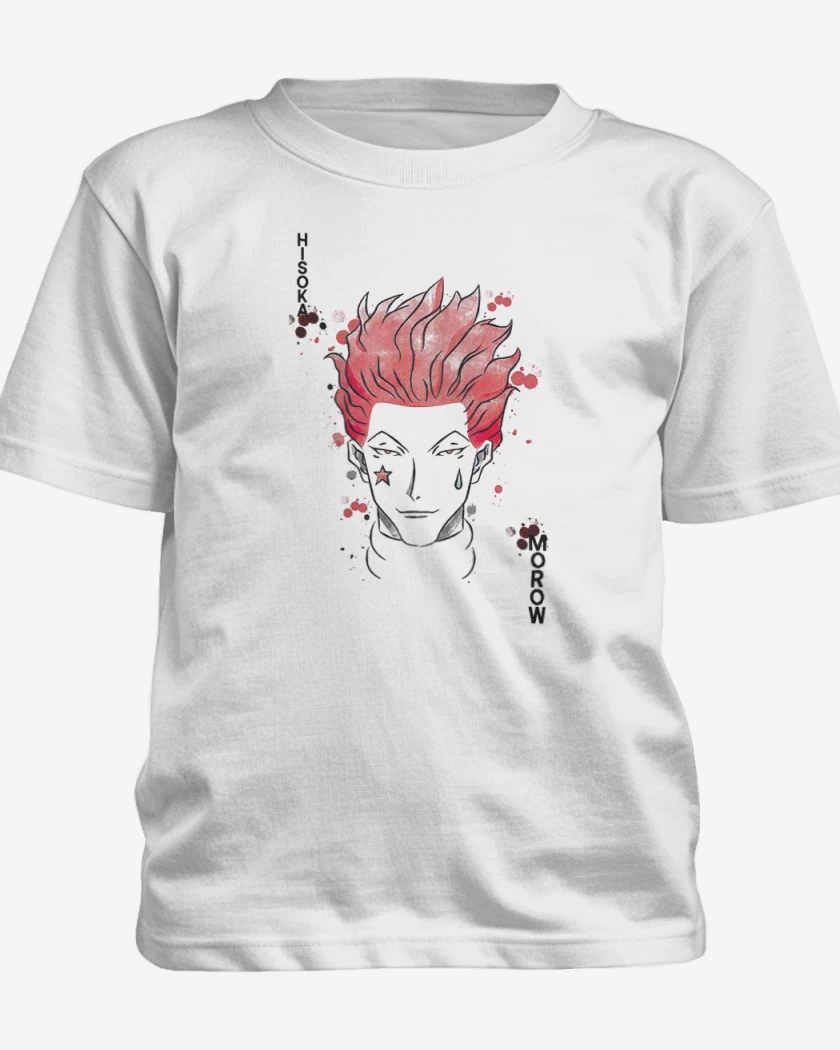 Polera de niño Blanco de Hisoka joker
