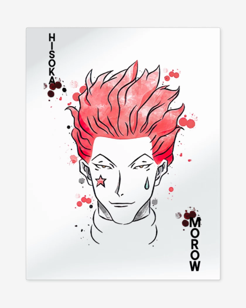 Print metalico Hisoka joker