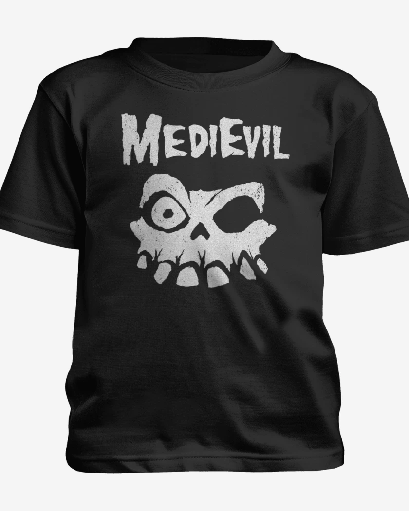 Polera de niño Negro de Medievil