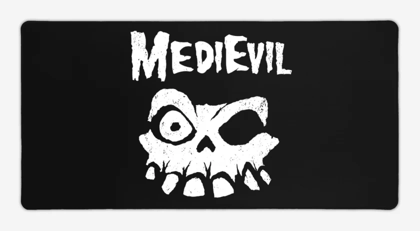 Mouse pad Gamer Negro de Medievil