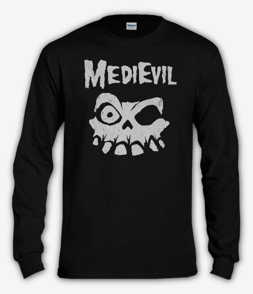 Polera manga larga Negro de Medievil