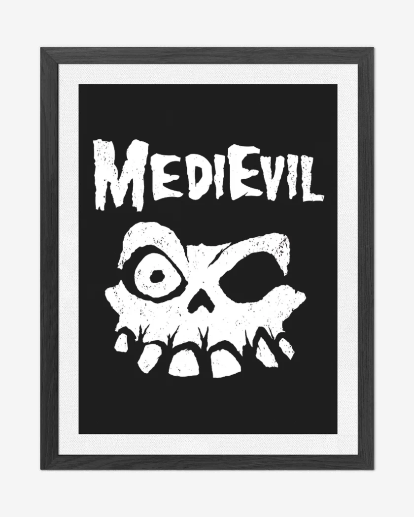 Cuadro decorativo Negro de Medievil