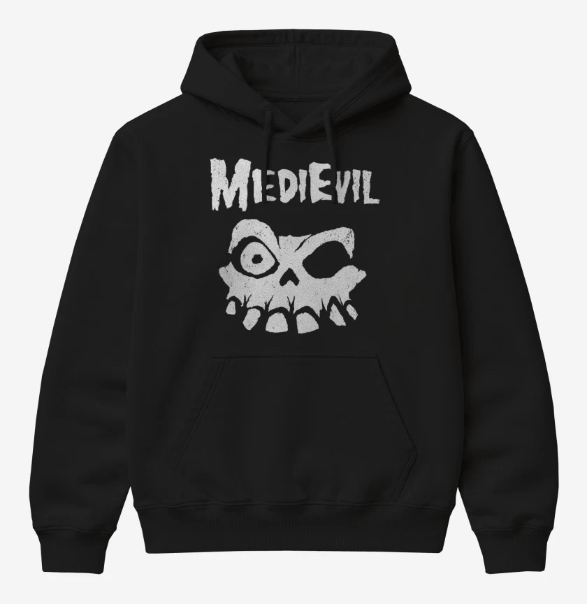 Poleron Canguro básico Negro de Medievil
