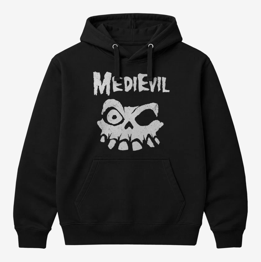 Polerón Canguro Negro de Medievil