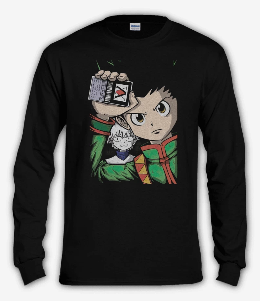 Polera manga larga Negro de Gon