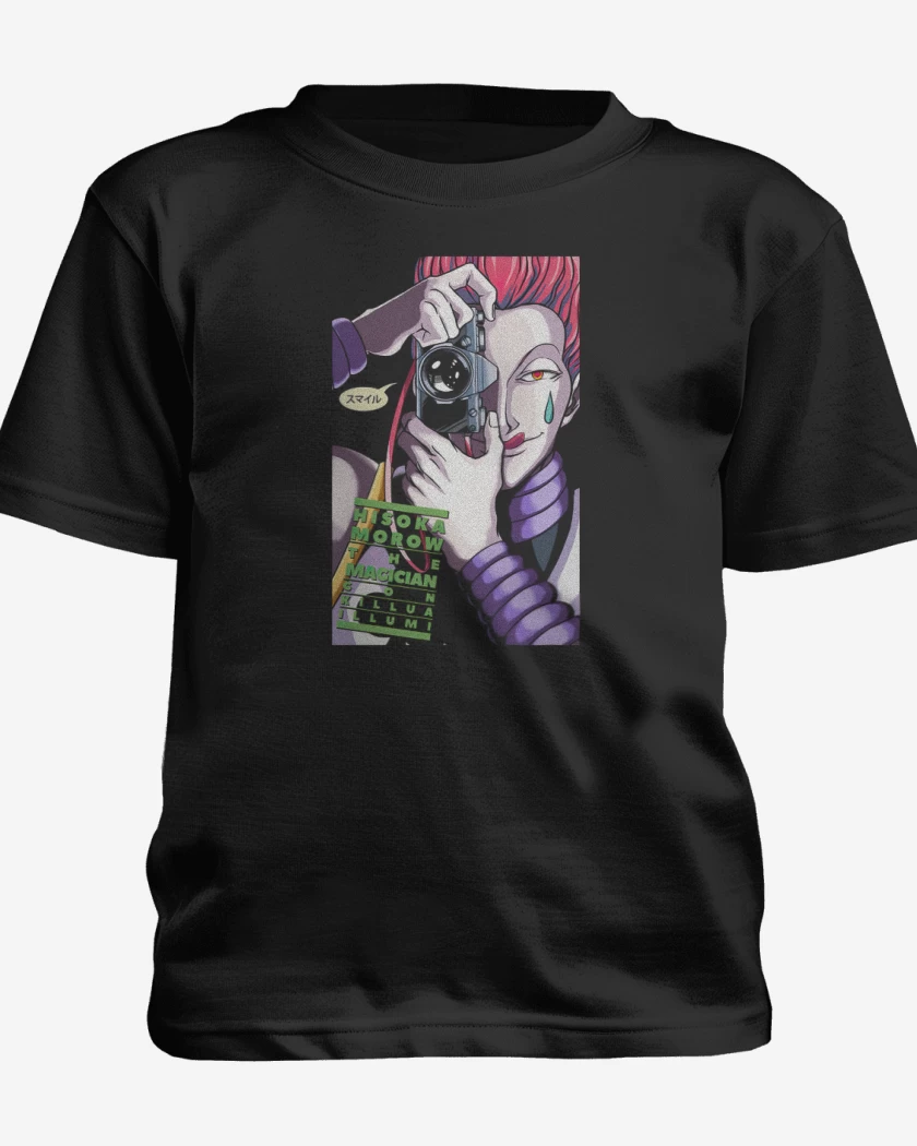 Polera de niño Negro de Hisoka killing joke