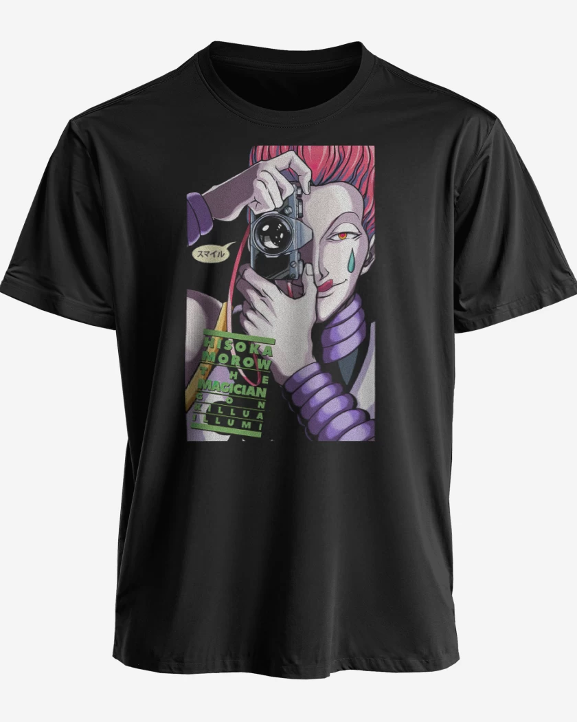 Polera premium Negro de Hisoka killing joke