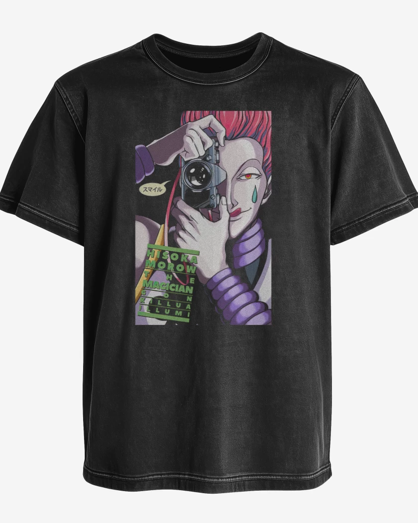 Polera desgastada Hisoka killing joke