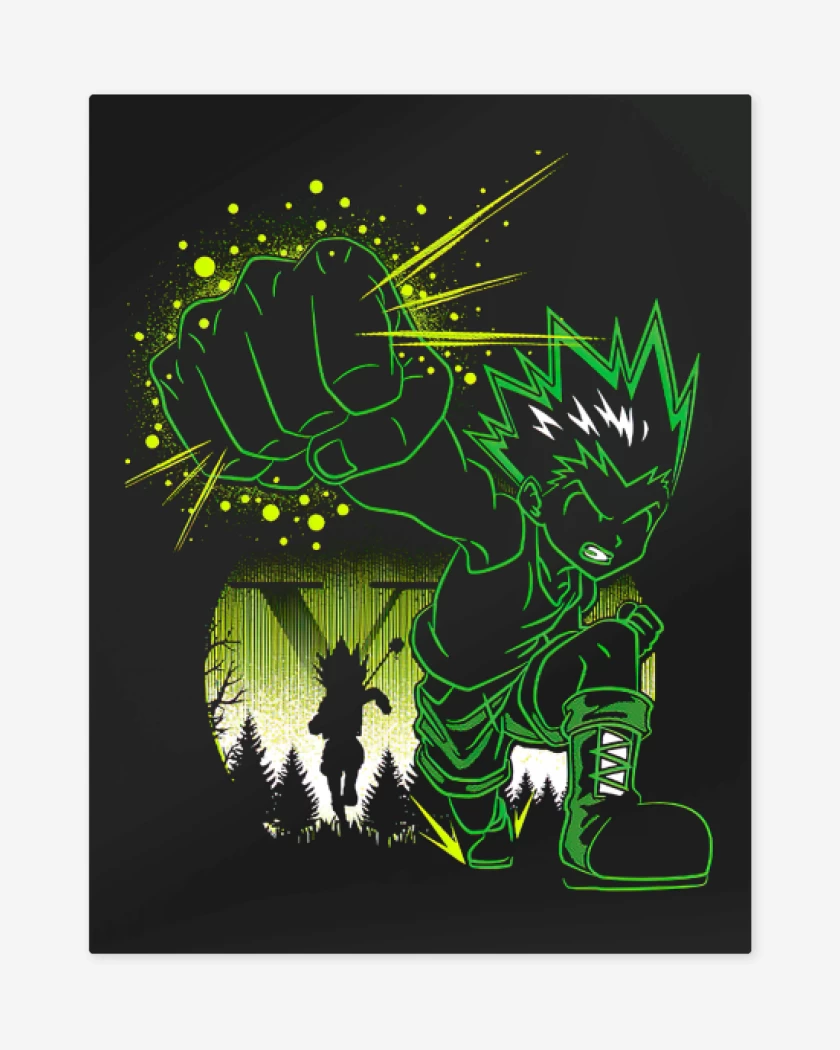 Print metalico Negro de Jajanken