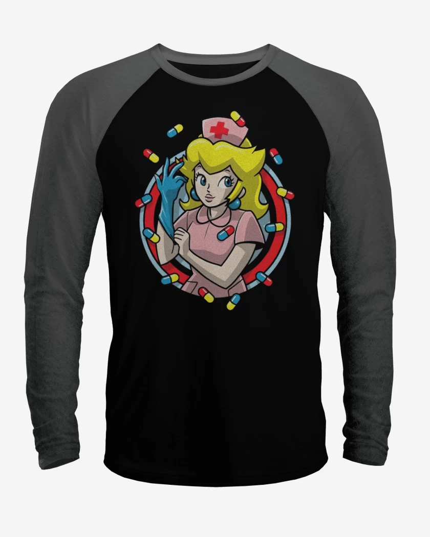 Polera Raglan Enfermera Peach