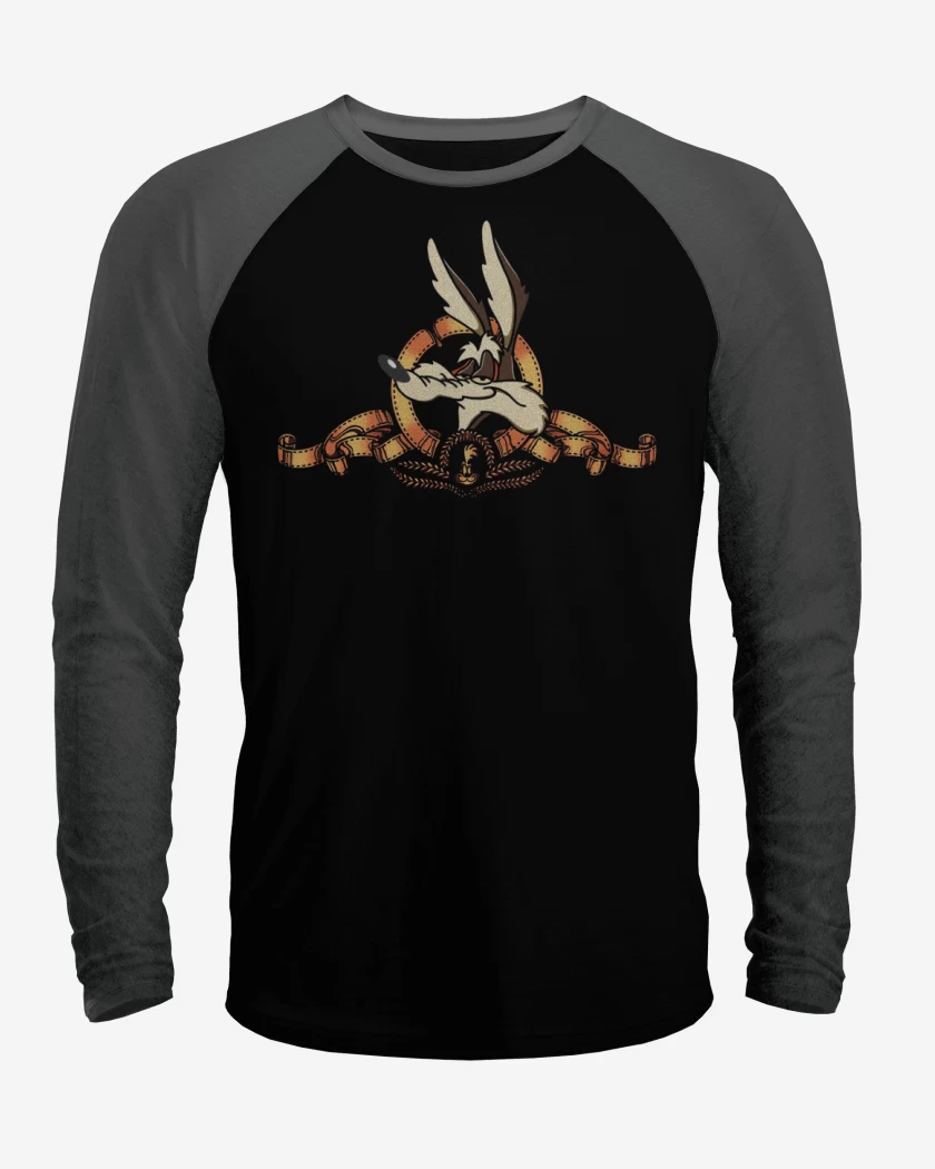 Polera Raglan Negro / Negro Heather de Super Genius