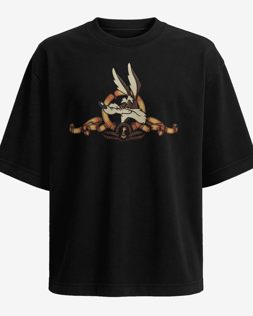 Polera Oversize Negro de Super Genius