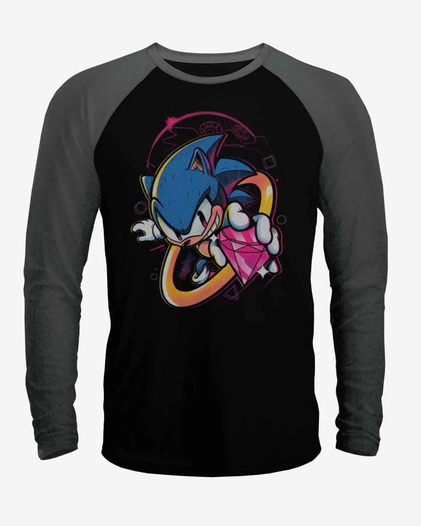 Polera Raglan Sonic Diamonds