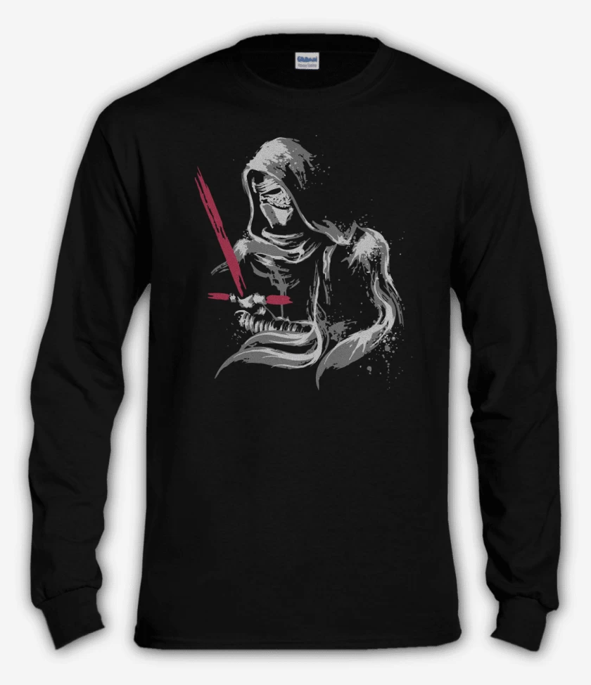 Polera manga larga Negro de Kylo Ren