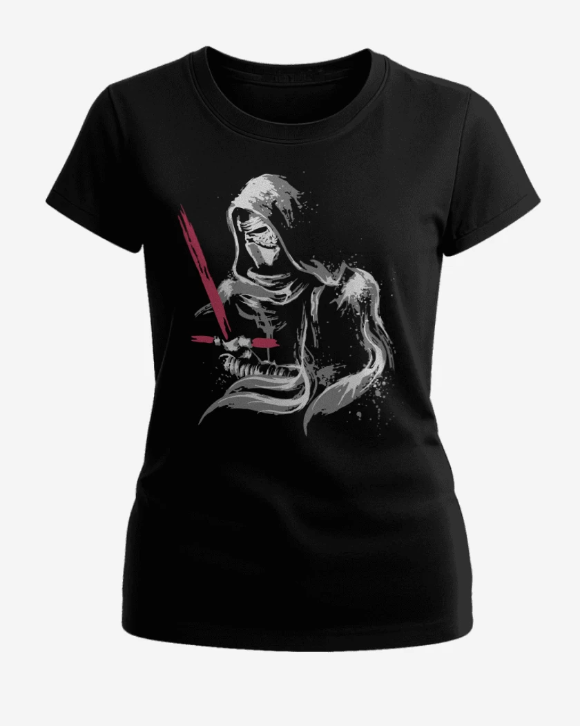 Polera de Mujer Negro de Kylo Ren
