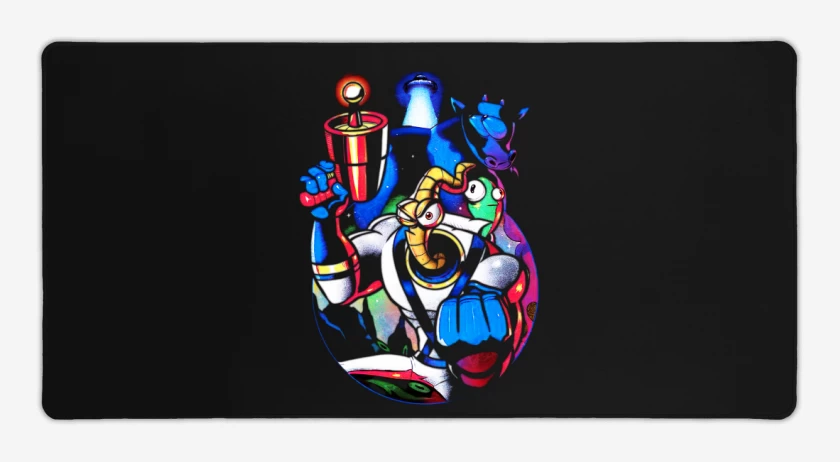 Mouse pad Gamer Earthworm Jim 