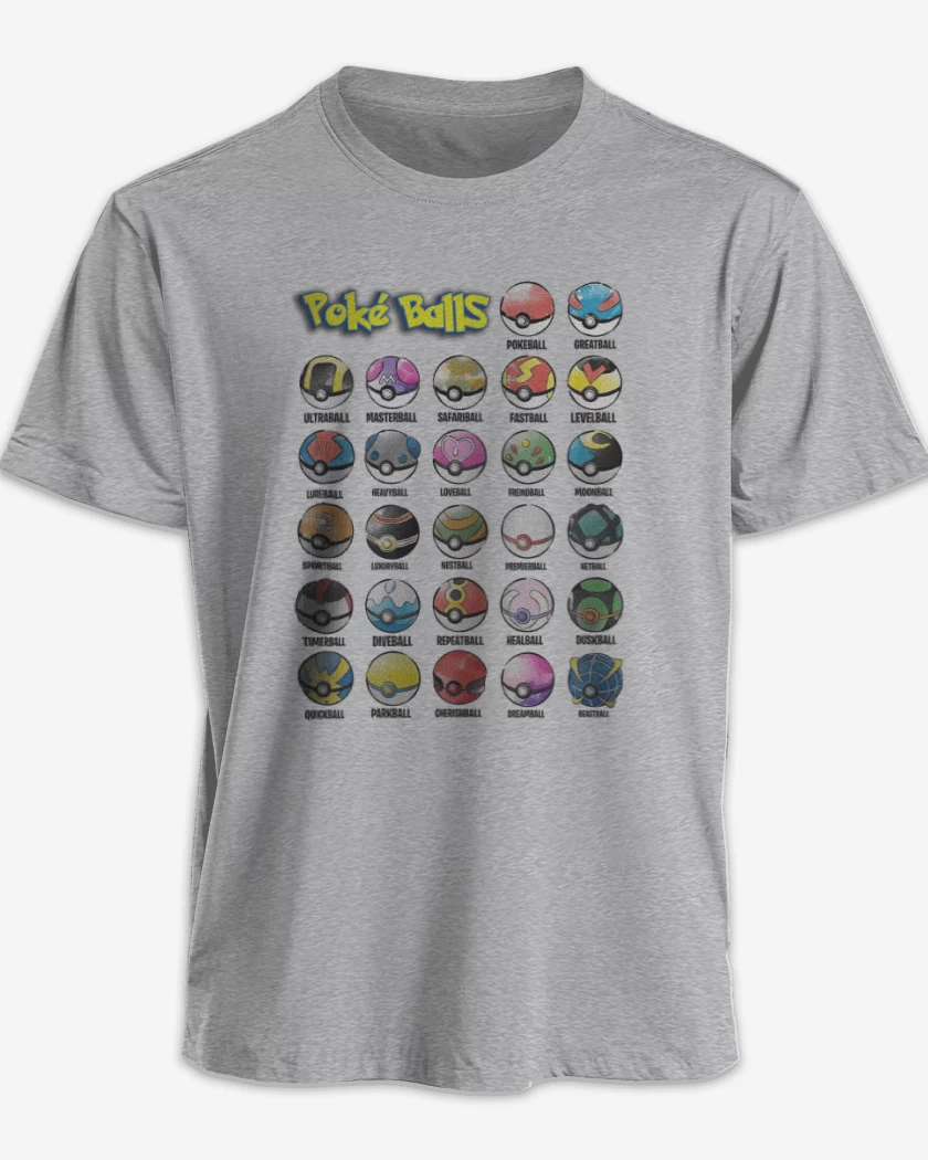 Polera Pokeballs