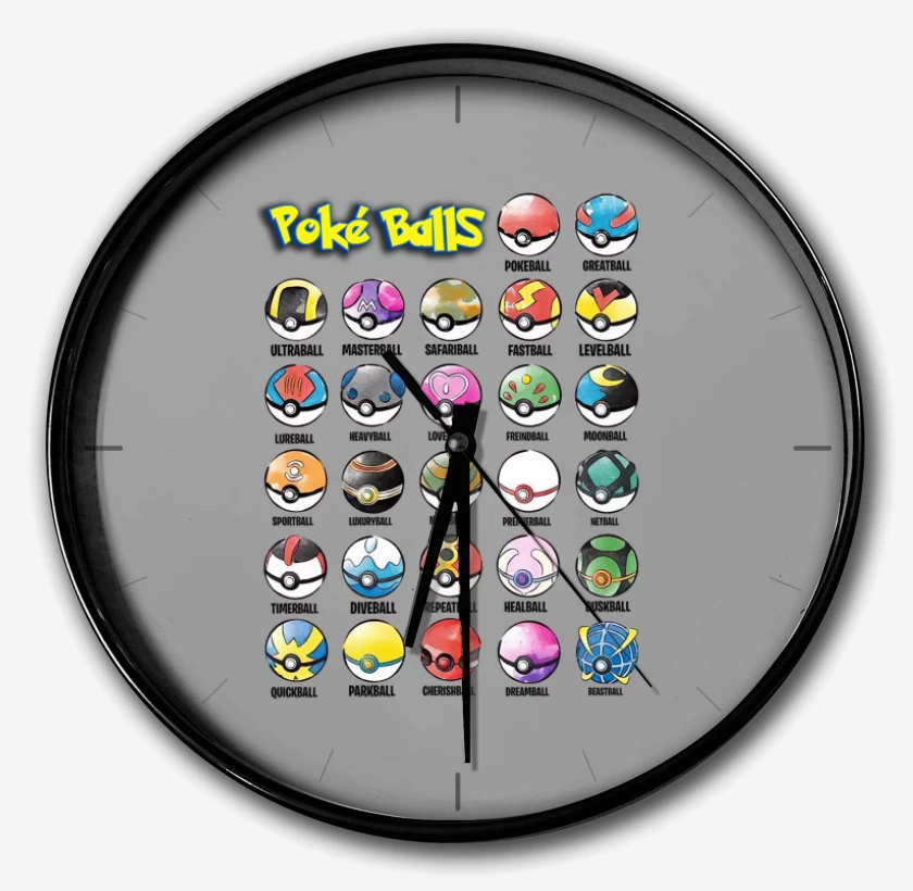 Reloj Gris Melange de Pokeballs
