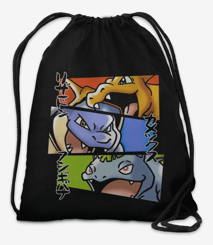 Mochila Negro de Kanto Evolutions