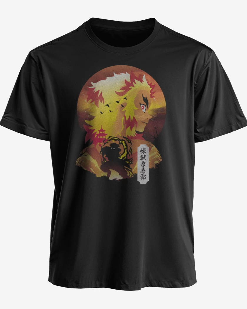 Polera Rengoku de Fuego