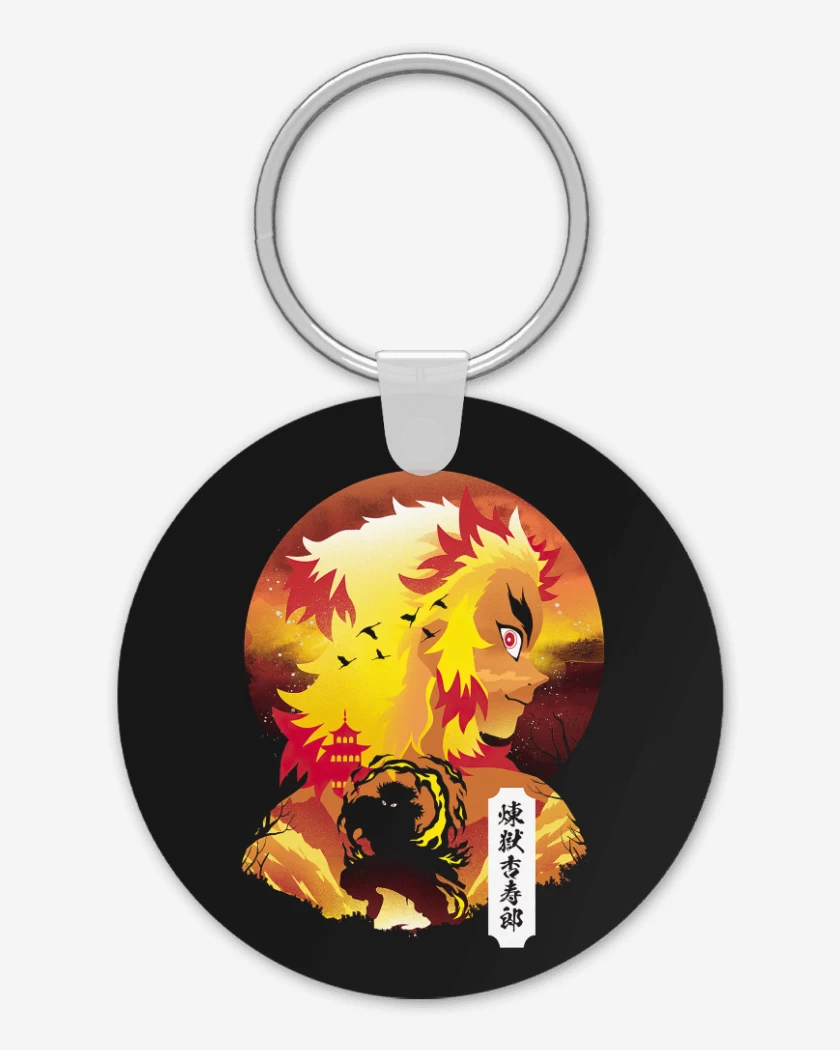 Llavero Rengoku de Fuego