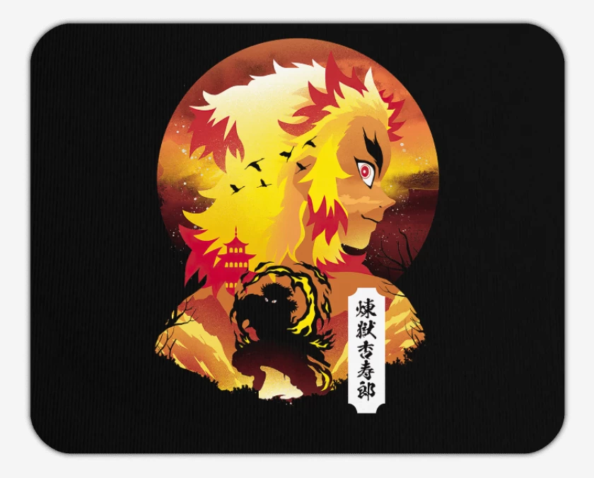 Mousepad Rengoku de Fuego