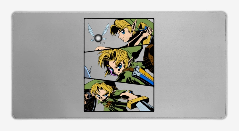 Mouse pad Gamer Gris Melange de Link Niño